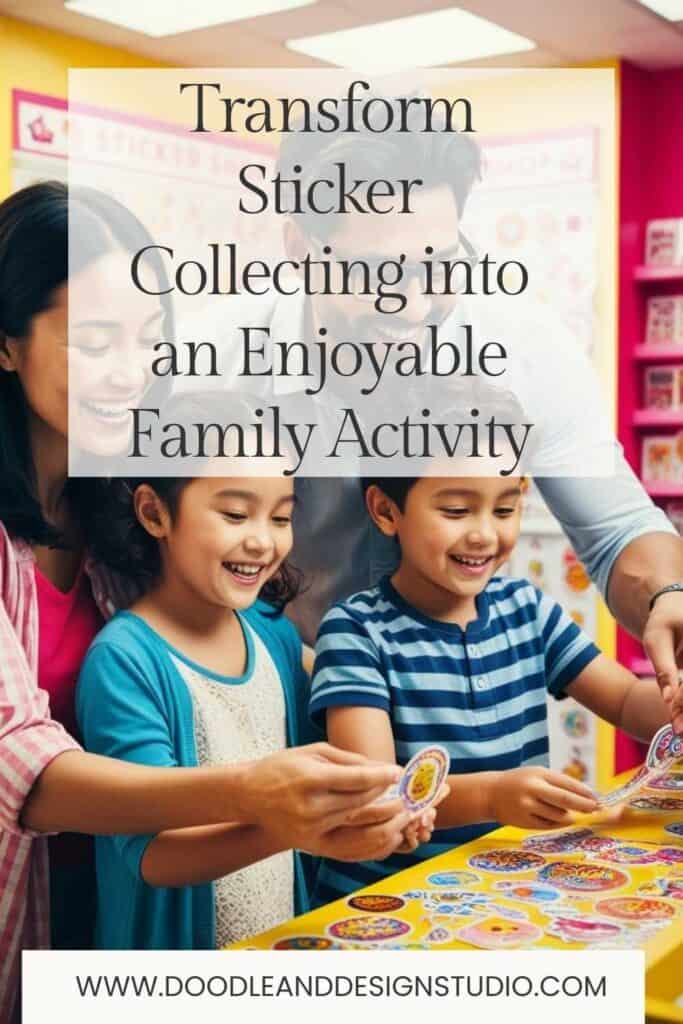 FAMILY SHOPPING FOR STICKERS