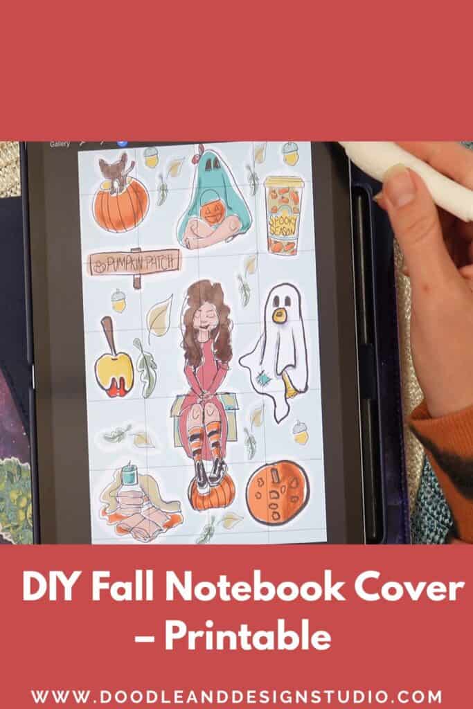 fall harvest printable notebook cover how to pinterest pin art still in procreate